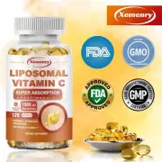Liposomal Vitamin C - Ascorbic Acid, High Absorption Antioxidant, Immune Booster