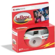 2pcs AgfaPhoto LeBox Single Use Disposable 27exp 400 ISO Film Camera Color
