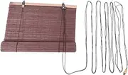 NOLITOY Bamboo Blind Curtains No Tools Needed Roller Blinds for Windows Privacy