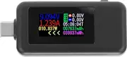 Type C USB Voltage and Current Meter Tester, Multimeter Power Monitor Voltmeter Ammeter (DC4-30V, 0-5.1A)