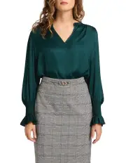 [Marcs] Moonlight Blouse in Emerald