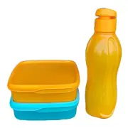 Tupperware Lunch-It Containers Eco Water Bottle Lunch Set