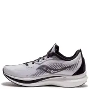 Saucony Women's Endorphin Speed 2 Running Shoe, Black/White, Sz_7_Black/White