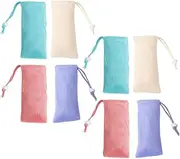 SOPOTUTU Bath Foaming Bag Mesh Soap Pouch Soap Storage Exfoliating Net Drawstring Holder Travel-friendly Bag