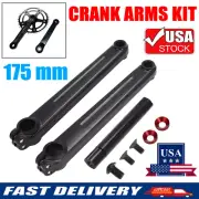 Aluminum Crank Arms Kit For BMX Bike 3-Piece Cranks 175 mm Old School Crankarm