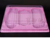 在飛比找Yahoo!奇摩拍賣優惠-[吉田佳]B51628，三牲塑膠盒，粉底透明蓋、三牲盒、素三