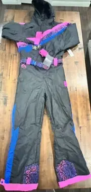 Tipsy Elves Ski Suit Mens XL NIGHT RUN Retro Snow Suit Brand New