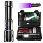 Rechargeable Flashlights High Lumens, 1000000LM XHM90.2 30W LED Flash Light w...
