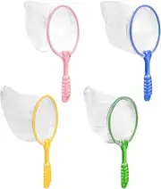 4 Pcs Kids Fishing Net, Fishing Nets for Kids, Pond Dipping Nets for Children, Outdoor Bug Catching Kit for Butterfly Hunting, Bugs, Fishing Toy