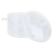 Instant Noodle Bowl Glass Noodle Pots Stovetop Pot Lid Clear Sauce Pot