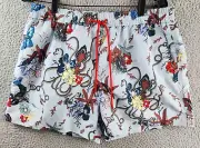 PS Paul Smith Sea Creatures Swim Shorts Men's XL Multi Elastic Waist Pull On