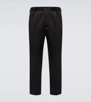 [Junya Watanabe] Junya Watanabe Cotton gabardine straight pants UK 32 black