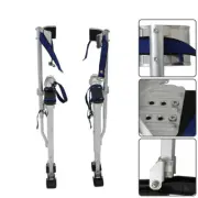 36" - 48" Adjustable Aluminum Alloy Drywall Stilt For Taping Paint Stilt Silver