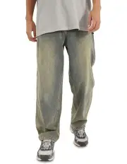 [KSCY] Baggy Wide Leg Jean in Sandblast