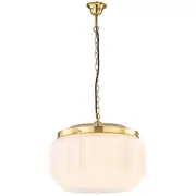 Period Brass Chain Pendants Lighting Hawthorn Art Deco StKilda Lights