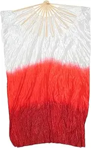 Kisangel Silk Fan Foldable Hand Portable Rave Accessories Hand-held Fan Speckled Fan Hand Fan Folding Lace Handheld Fan Folding Hand Fan Decoration Fete Camp Fan Neon Wooden