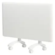 Nobo Electric 1kW Slimline Panel Home Room Space Heater w/Wi-Fi & Castors White