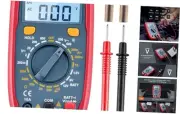 Digital Multimeter Tester 2000 Counts with DC AC Voltmeter and Ohm Volt Blue