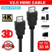 HDMI Cable 30M 15M 10M 5M 3M 1M 1.5M 4K Ultra HD Cord for HD TV BOX PS5/4 PC