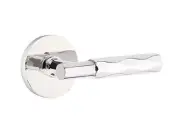 Emtek Select Privacy, Disk Rosette, T-Bar Stem, Tribeca Handle US26 RH