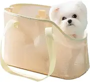Pet Shoulder Carrying Bag,Carry Bag Small Dogs - Breathable Mesh Avoid Escaping Outing Tote Pack for Walking Lightweight