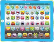Wenbeier Kids Tablet/Learning Pad/Toddler Tablet with ABC/Word/Song/Music/Number Electronic Interactive Toy for Educational Preschool Boys & Girls 3-8 Years Old