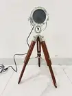 Nautical Maritime Searchlight Floor Light Vintage Home Decor W/Tripod Stand Gift