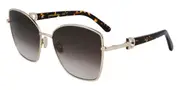 Salvatore Ferragamo SF312SR 750 Men's Sunglasses Gold Size 60