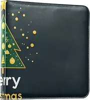 Green and Gold Christmas Tree Photo Album Photo Book Self Adhesive Pages College Photo Album Family Photo Album 6x8