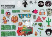 2016 SUBROSA CODE FRAME DECAL KIT + BONUS STICKERS BMX BIKE SHADOW RARE NEW