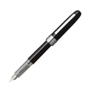 Platinum Plaisir Fountain Pen Medium Nib Black Slip Sealing Ink Dry Cap