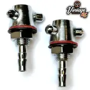 Classic Mini Windscreen Washer Jets Chrome Twin Outlet Pair MG Ford Triumph VW