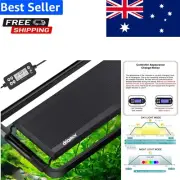 Multi-Color Adjustable Aquarium Light for 30-45cm Tanks with Dimmable Features