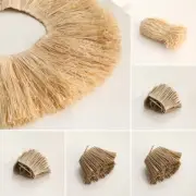 1M Natural Raffia Straw Tassels Lafite Grass Background Wall Wedding Party Decor
