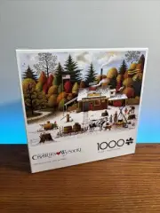 NEW Charles Wysocki Vermont Maple Tree Tappers 1000 Piece Jigsaw Puzzle Sealed