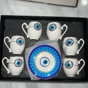 6 Turkish coffee Cups & Saucer