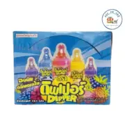 Dipper fruit flavored lollipops, 12 pieces / Box Kipper Lollipop 4 flavors