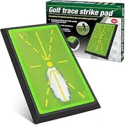 JIMITOP Golf Swing Mat,12 * 17 INCH Widen Divot Board Swing Path for Golf Training,Golf Indoor Practice