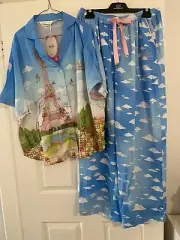 Peter Alexander Ladies Pyjama Set Paris Large GREAT CHRISTMAS GIFT