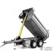 LESU 1/14 Hydraulic RC Self-dumping Full Trailer U-shaped Bucket Trailers Truck