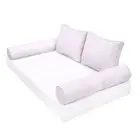 |COVER ONLY| STYLE 1 Queen Bolster Pillow Daybed Porch Swing Pipe Trim AD107