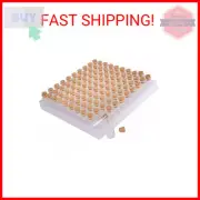 MaxMau 10ml Small Glass Bottles with Cork Stoppers,pack of 100 Vials Tiny Jars f