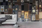 3D Loudspeaker Speakers Sound Wall Mural Wallpaper 160