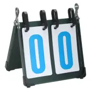 Portable Flip Scoreboard, 2-Digital Score Keeper Flipper, Blue