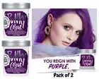 Jerome Russell PUNKY COLOUR Semi Permanent Hair Color - Purple ( 2 Packs )
