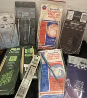 Lot Circular Knitting Needles Various Sizes Vtg. Boye Penneys Aluminum Plastic