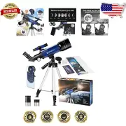 70mm Refractor Telescope for Kids & Beginners with Adjustable Tripod Gift