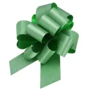 5pcs 7 Inch Large Pull Bow Gift Wrapping Big Pull Bows Ribbon Green