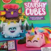 Klutz Sew Squishy Cubes BOOK & Activity Kit Arts & Craft Sewing Instructions New