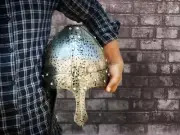 Medieval Knight Nasal Helmet, Battle Warrior Steel Helmet LARP Cosplay Armor Hel
